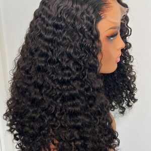 5x5 sdd Pixie Curls Black 100% human Hair