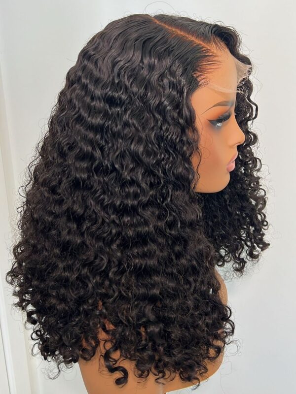 5x5 sdd Pixie Curls Black 100% human Hair