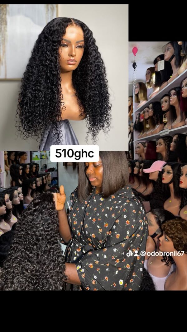 13x4 Wet curls-Black